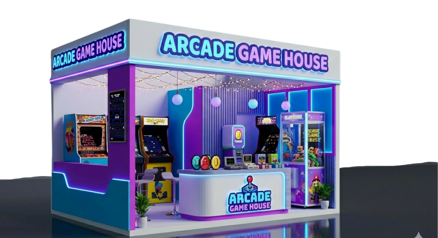 Arcade Game House stall