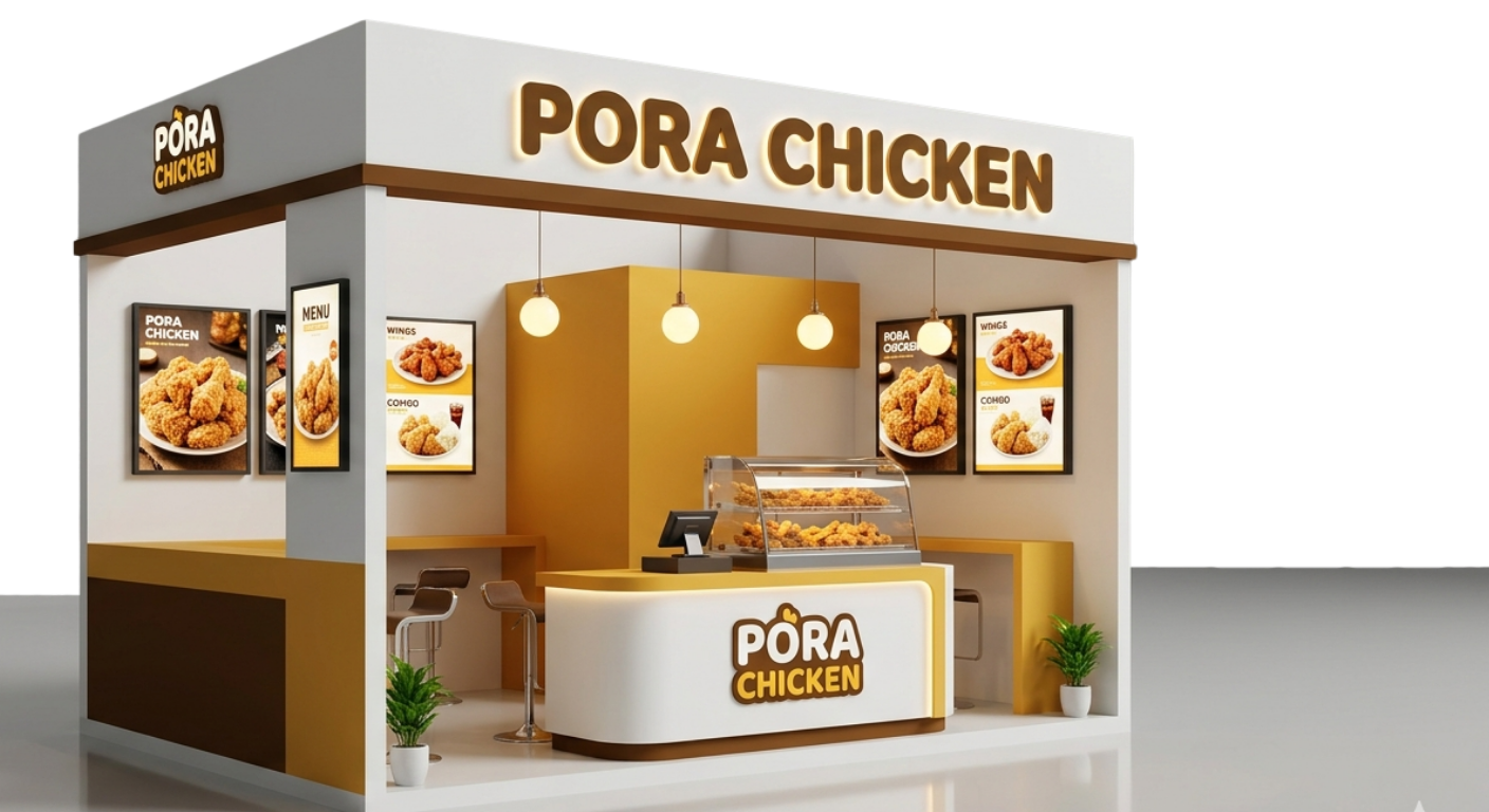 Pora Chicken stall